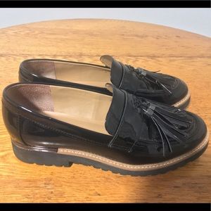 Franco Sarto Black Loafers